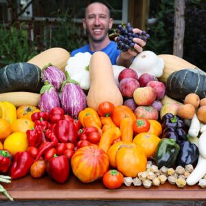 Big October Garden Harvest! Local Food at its Best! 🍅🌶️🥒