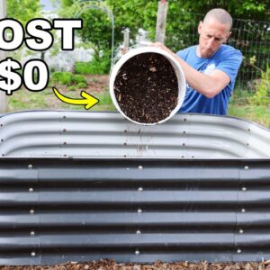 How to FILL Raised Garden Beds CHEAP and EASY